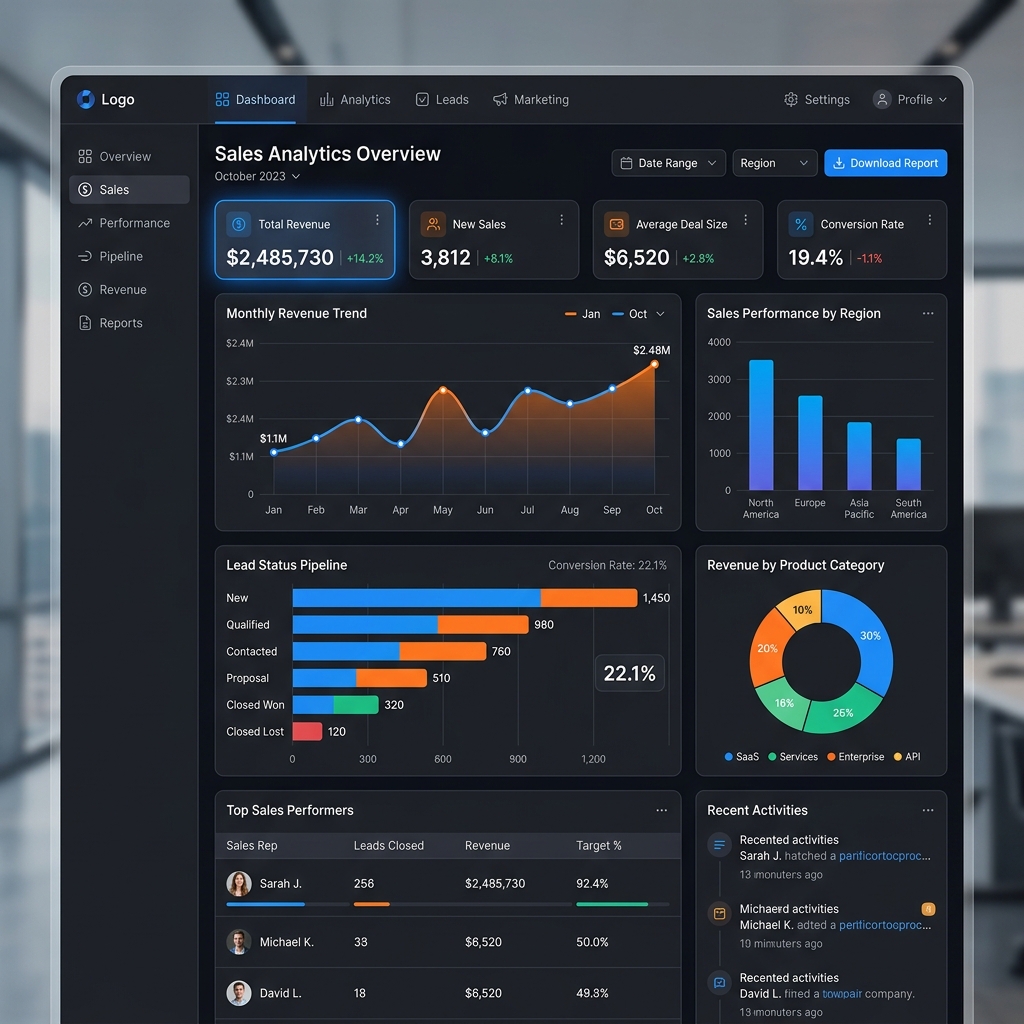 CRM Dashboard