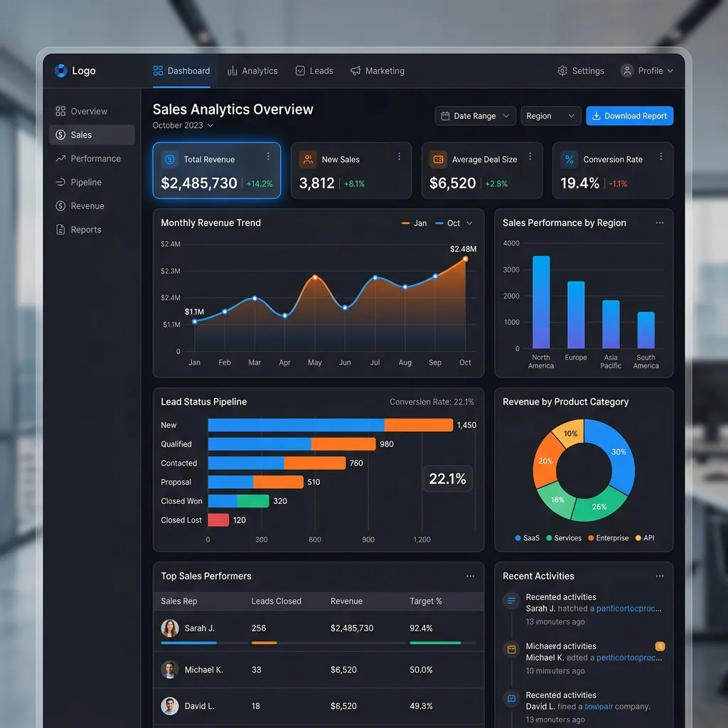 CRM Dashboard