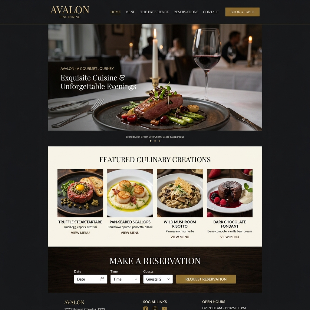 Restaurant Website